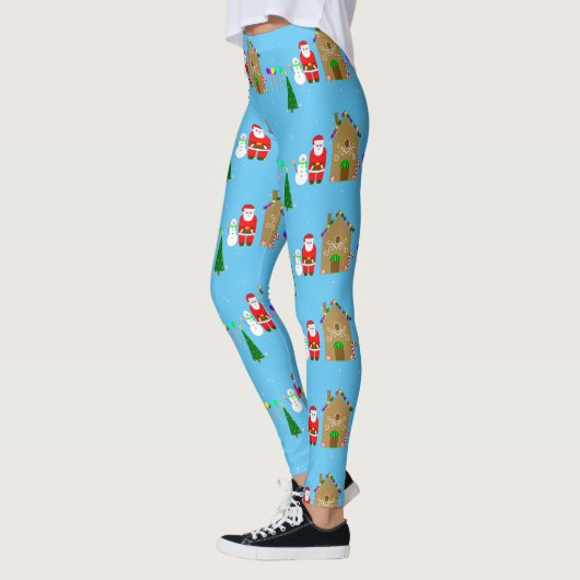 Weihnachtsfeiertag Leggings (Links)