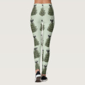 Weihnachtsfeiertag Leggings (Rückseite)