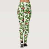 Weihnachtsfeiertag Leggings (Rückseite)