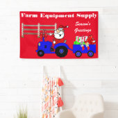 Weihnachtsfeiertag Lehrer Santa Banner (Insitu)