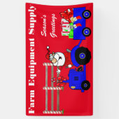 Weihnachtsfeiertag Lehrer Santa Banner (Vertikal)