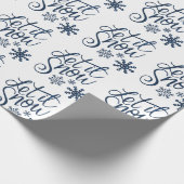 Weihnachtsfeiertag "Let it Snow" Geschenkpapier (Ecke)