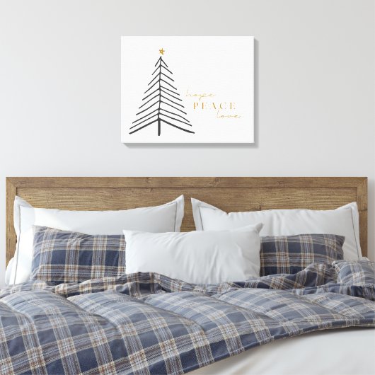 Weihnachtsfeiertag Liebe Leinwand (Insitu (Schlafzimmer))