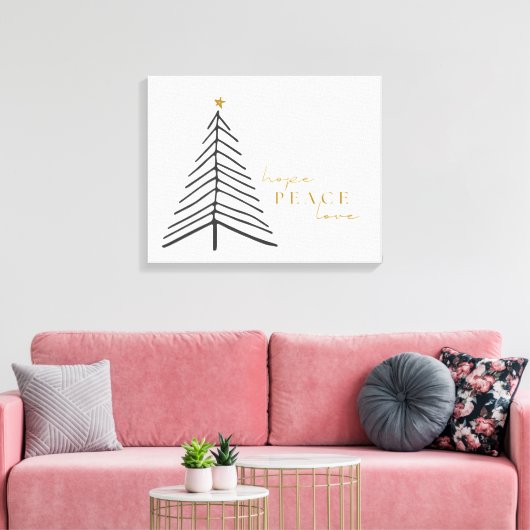 Weihnachtsfeiertag Liebe Leinwand (Insitu (Wohnzimmer))