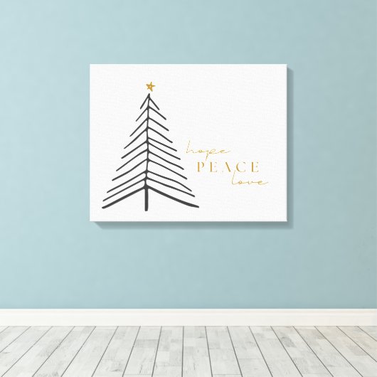 Weihnachtsfeiertag Liebe Leinwand (Insitu (Holzboden))