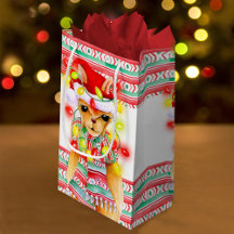 Weihnachtsfeiertag Llama-Aquarellmuster