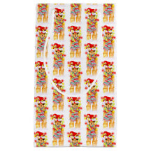 Weihnachtsfeiertag Llama Aquarellmuster