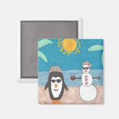 Weihnachtsfeiertag Magnet (Vorderseite/Rückseite)