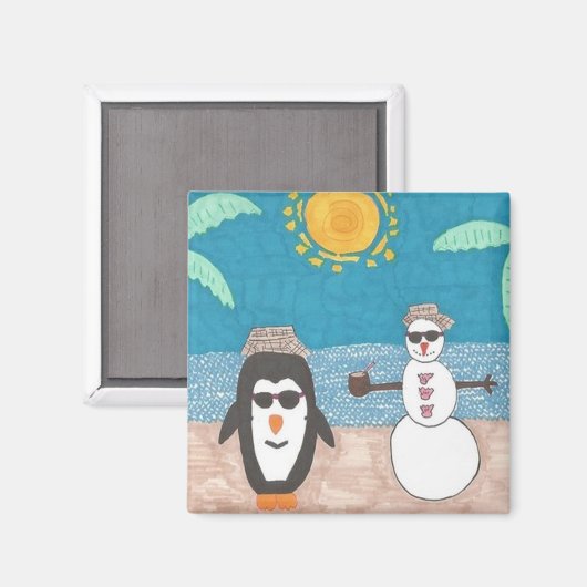 Weihnachtsfeiertag Magnet (Vorderseite/Rückseite)