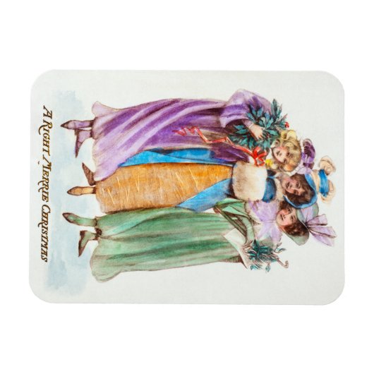 Weihnachtsfeiertag Magnet (Horizontal)