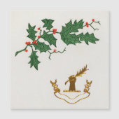 Weihnachtsfeiertag Magnetkarte (Vorderseite)