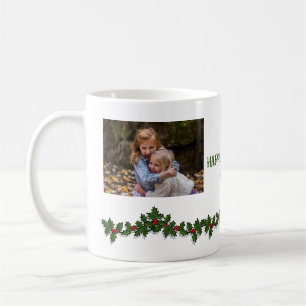 Weihnachtsfeiertag Maßgeschneidertes Foto Kaffeeko Kaffeetasse
