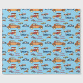 Weihnachtsfeiertag Maßgeschneidertes Wrapping Papi Geschenkpapier (Flach)