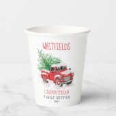 Weihnachtsfeiertag Matching Family Wiedersehen Cus Pappbecher (Vorderseite)