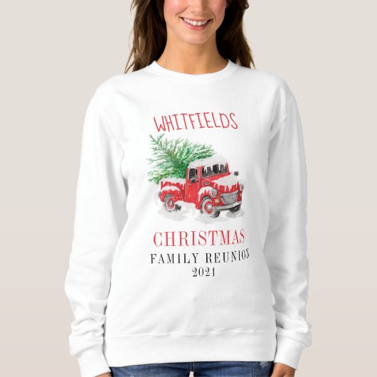 Weihnachtsfeiertag Matching Family Wiedersehen Cus Sweatshirt (Vorderseite)