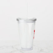 Weihnachtsfeiertag | Merry Christmoose Acryltrinkbecher (Rechts)