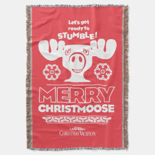Weihnachtsfeiertag Merry Christmoose Decke