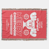 Weihnachtsfeiertag | Merry Christmoose Decke (Vorderseite)