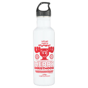 Weihnachtsfeiertag Merry Christmoose Edelstahlflasche