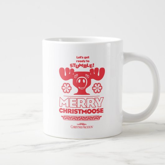 Weihnachtsfeiertag | Merry Christmoose Jumbo-Tasse (Rechts)