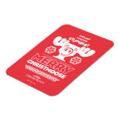 Weihnachtsfeiertag | Merry Christmoose Magnet (Linke Seite)