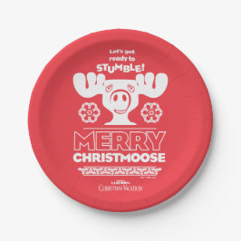 Weihnachtsfeiertag | Merry Christmoose Pappteller