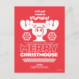 Weihnachtsfeiertag | Merry Christmoose Postkarte