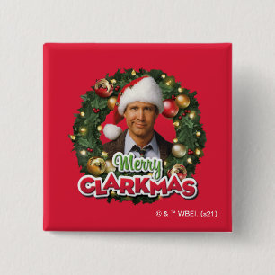 Weihnachtsfeiertag Merry Clarkmas Button