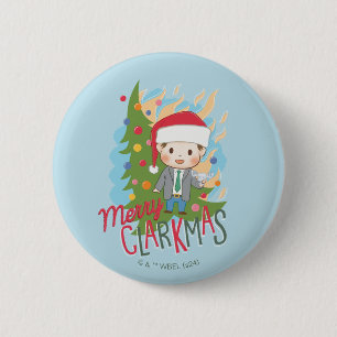 Weihnachtsfeiertag Merry Clarkmas Button