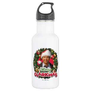 Weihnachtsfeiertag Merry Clarkmas Edelstahlflasche