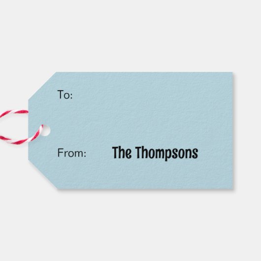 Weihnachtsfeiertag Merry Clarkmas Geschenkanhänger (Rückseite Horizontal)