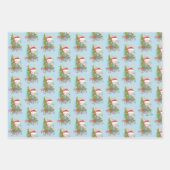 Weihnachtsfeiertag Merry Clarkmas Geschenkpapier Set (Vorderseite 3)