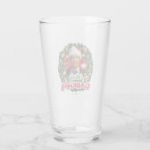 Weihnachtsfeiertag | Merry Clarkmas Glas (Rückseite)