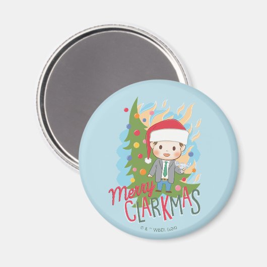 Weihnachtsfeiertag Merry Clarkmas Magnet (Vorderseite/Rückseite)