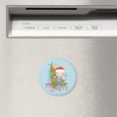 Weihnachtsfeiertag Merry Clarkmas Magnet (In Situ (Geschirrspüler))