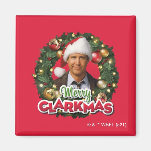 Weihnachtsfeiertag | Merry Clarkmas Magnet (Vorne)