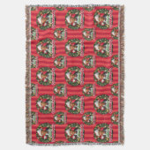 Weihnachtsfeiertag | Merry Clarkmas Muster Decke (Vorderseite Vertikal)
