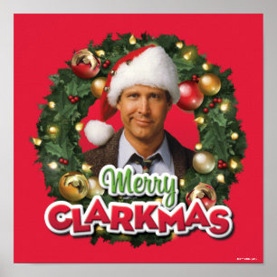 Weihnachtsfeiertag Merry Clarkmas Poster
