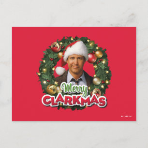 Weihnachtsfeiertag   Merry Clarkmas Postkarte