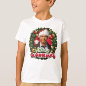 Weihnachtsfeiertag | Merry Clarkmas T-Shirt (Vorderseite)
