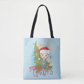 Weihnachtsfeiertag Merry Clarkmas Tasche (Vorderseite)