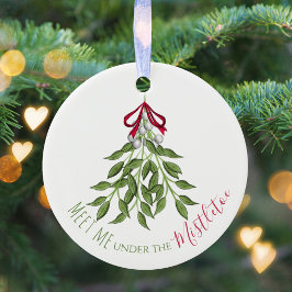 Weihnachtsfeiertag Merry Mistletoe Niedlich Whimsi Keramik Ornament