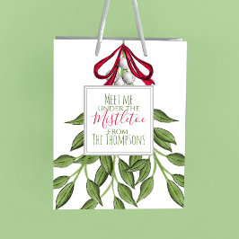 Weihnachtsfeiertag Merry Mistletoe Niedlich Whimsi Kleine Geschenktüte