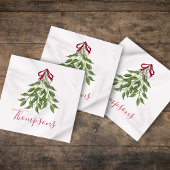 Weihnachtsfeiertag Merry Mistletoe Whimsical Niedl Serviette