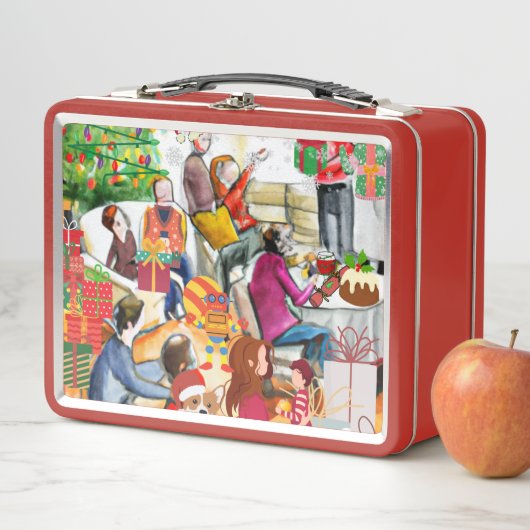 Weihnachtsfeiertag Metall Brotdose (Beispiel)