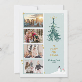 Weihnachtsfeiertag Minimalistisch Moderne Grußkart Dankeskarte