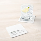 Weihnachtsfeiertag - Mistletodefinition Rechteckiger Pappuntersetzer (Vor Ort)