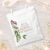 Weihnachtsfeiertag Mistletoe Whimsical Niedlich Fu Geschenktütchen (Ausgeschnitten)