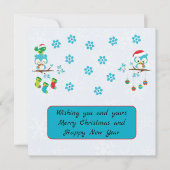 Weihnachtsfeiertag mit Foto Gruß Feiertagskarte (Vorderseite)