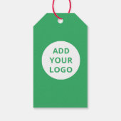 Weihnachtsfeiertag mit moderner Editing Business-L Geschenkanhänger (Rückseite)